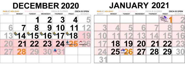 2020 Osca Dates